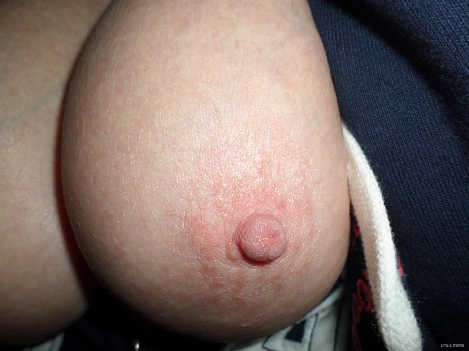 Tit Flash: My Extremely Big Tits - Horny 1 from United Kingdom